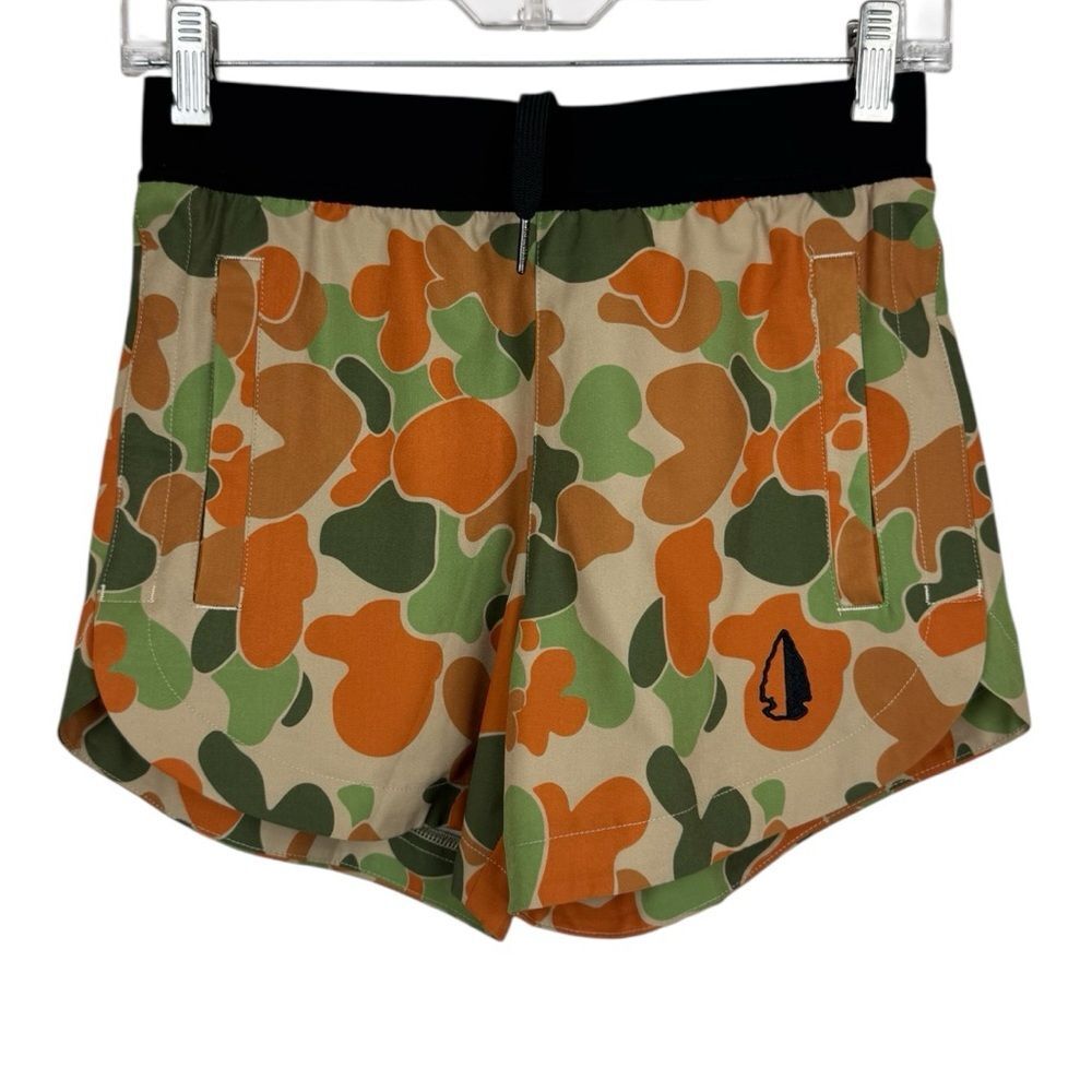 🥑5/$25 TACHUNTFISH THF Women's Sz XS Athletic Lounger Shorts Camo